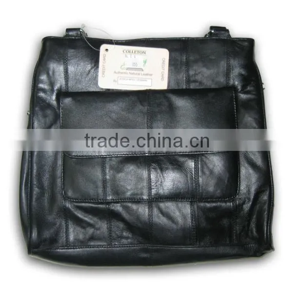 Patchwork Bag Sheep Leather Bag Genuine Quality photo-2