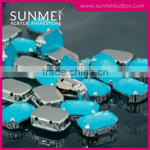 High Quality Flat Back Acrylic Rhinestone With Claws photo-2