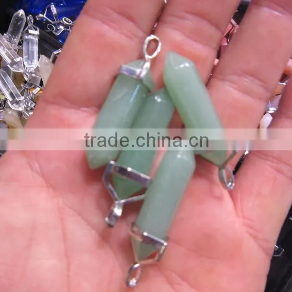 Wholesale Crystal Pillar Design Pendant Healing Crystal Pendant photo-6