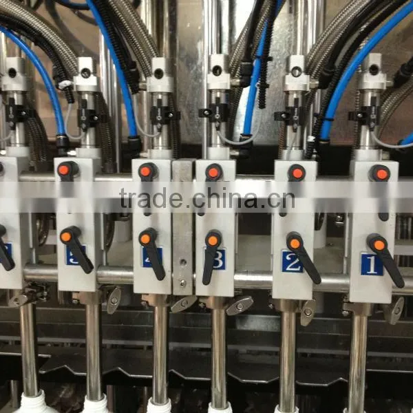 Four Nozzles Automatic Liquid Glue Filling Machine ZHTW-8P(With Lobe Pump) photo-4