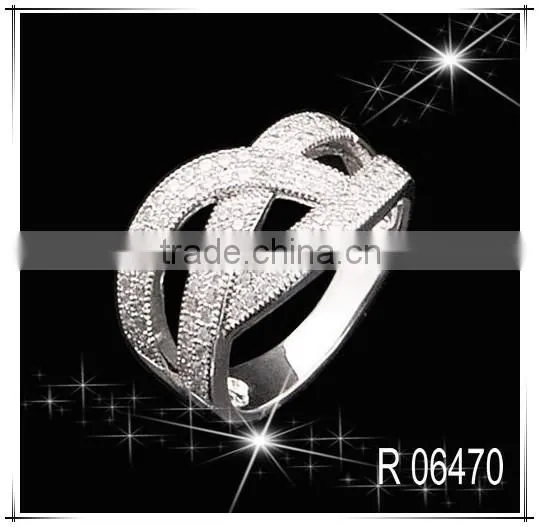 Two Tone Color Micro Pave Jewelry Made in China photo-4