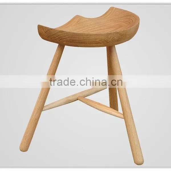 3 Legged Wooden Stool photo-5