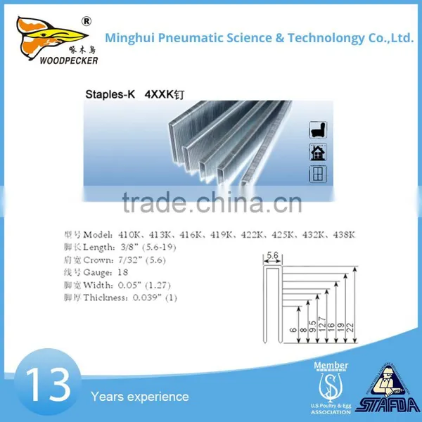 Pneumatic Staple Nails K Staple Series