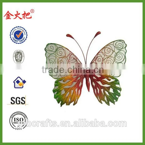 2015 New Gift Craft Colorful Metal Outdoor Garden Decorations Butterfly photo-3