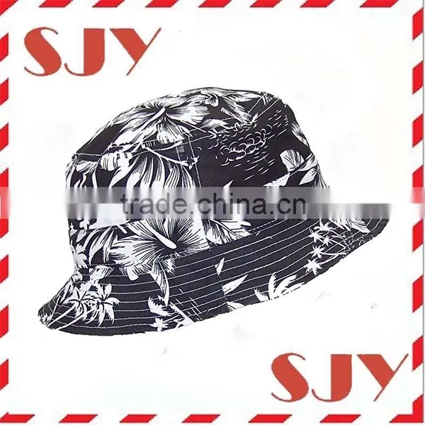 Custom Printed Floral Bucket Hat Wholesale photo-5