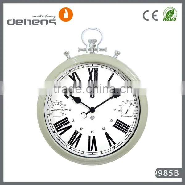 16 Inch Large Antique Wall Clock for Wall Decoration photo-2