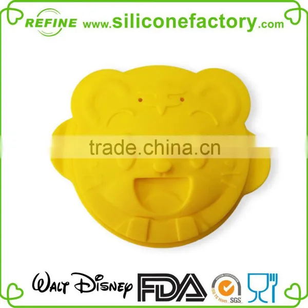 Portable Kids Using for Camping Travelling Lovely Silicone Foldable Bowl With Cover photo-2