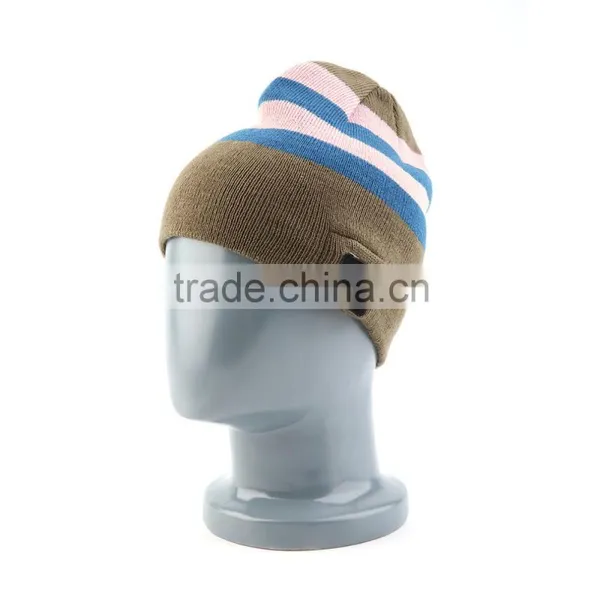 Cool Striped Wireless Bluetooth Music Knit Hat With Handsfree Smart Cap Headset photo-4