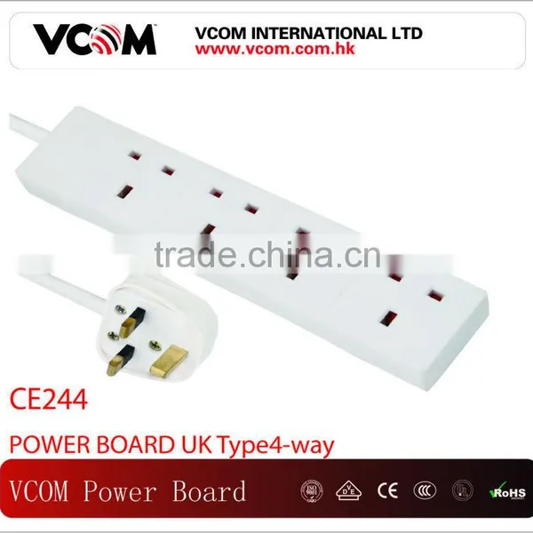 VCOM Melectrical Connector UK Type 4 Way Made in China