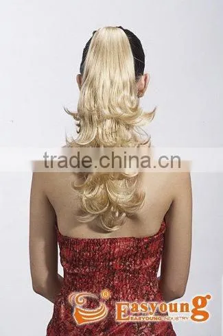 Best Sale Fashion Synthetic Claw Clip in Ponytail Hairpieces for Women photo-2