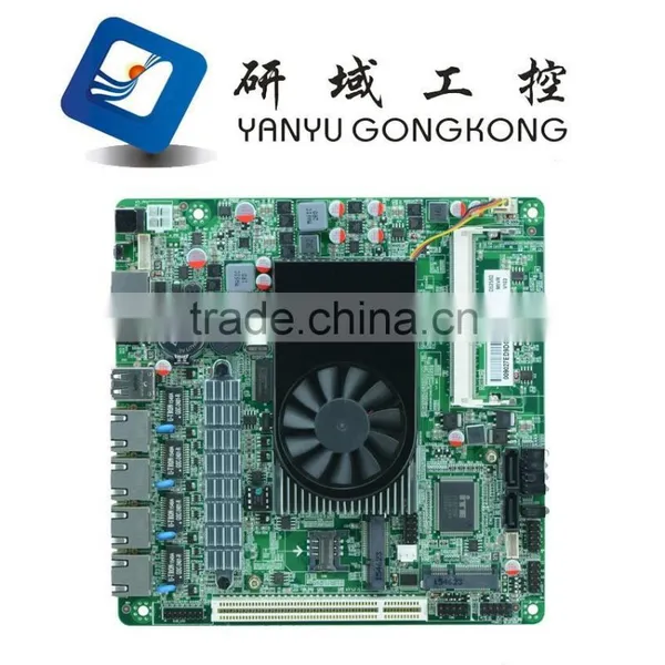 Atom D525 Four Gigabit Ethernet Routing Software Firewall Motherboard M5V photo-2