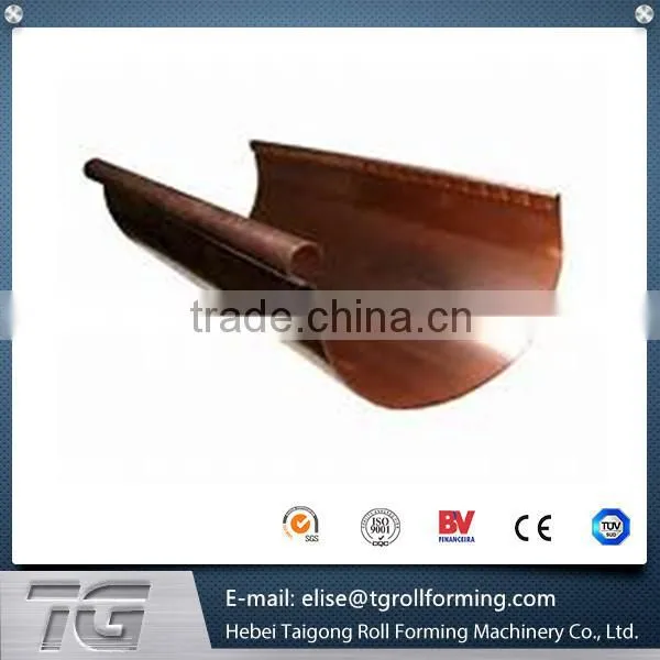 Hot Sale ! Half Round Gutter Roll Forming Machine Automatic Length Measuring photo-2