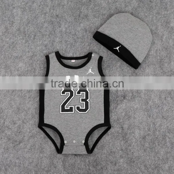 New Infant Clothing Thin Sport Ball Cotton Baby Jordan Coverall Baby Clothes photo-3