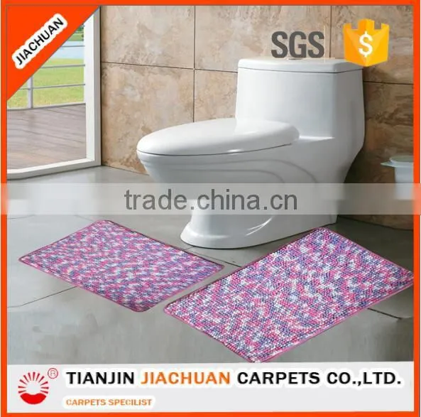 Washable Fluffy Shing Noodle Chenille Bath Mat photo-3
