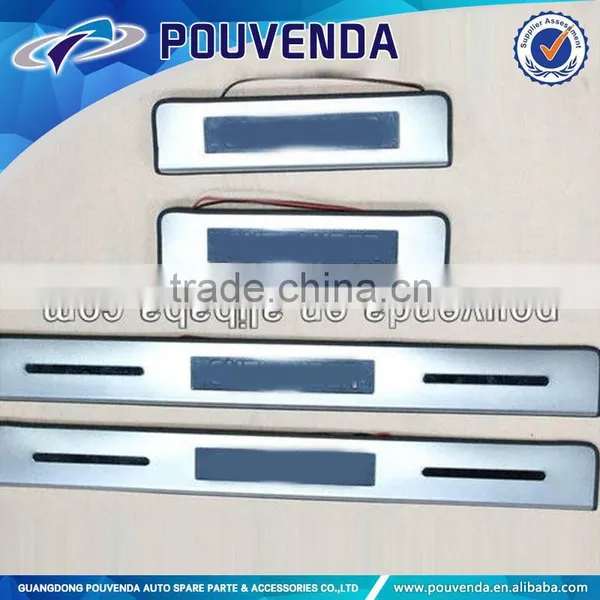 4x4 Auto Accessoreis for Mitsubishi Outlander Stainless Steel LED Door Sill Plate