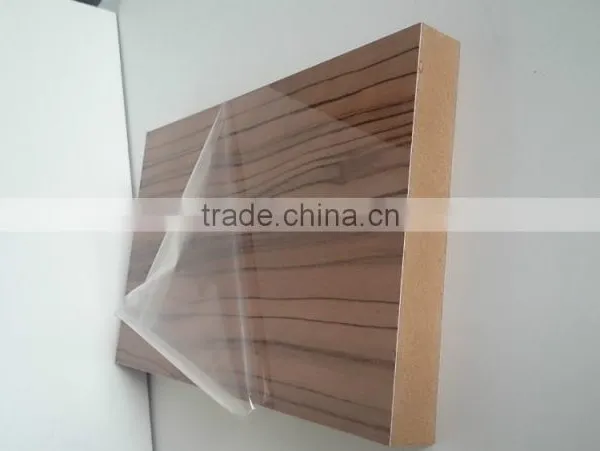 Wood Grain Pvc Mdf Board for Kithen Cabinet photo-3