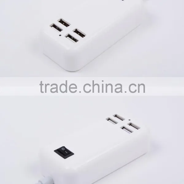Shenzhen Portable Mobile Phone Charger With 4 Usb Port photo-4