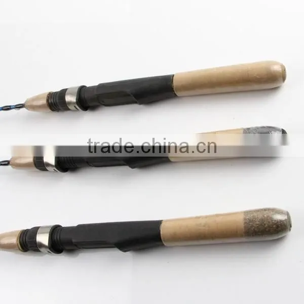 Fishing Spinning Rod Ice Fishing Rod, Bass Fiber Glass Spinning Rod Spinning Rod With Wooden Handle photo-2