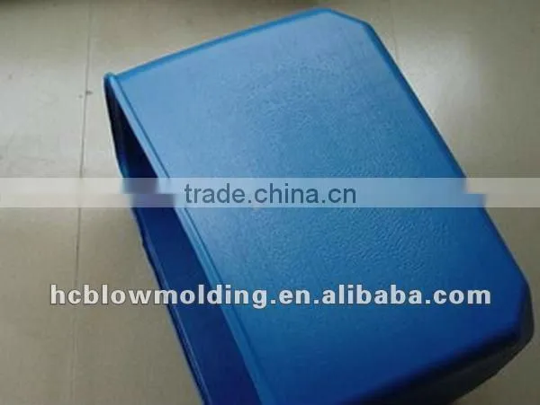 OEM Blow Molding Plastic Litter Basket Receive Garbage Barrels Street Litter Bin photo-2