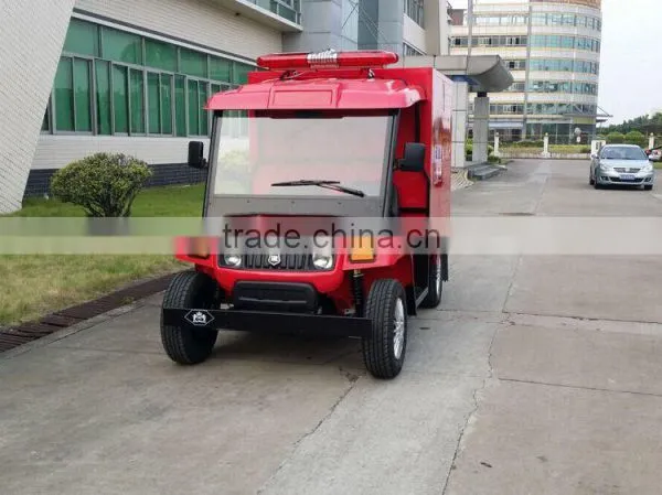 High Quality 4 Wheel New Electric Fire Fighting Utility Mini Cars CE Approved photo-2