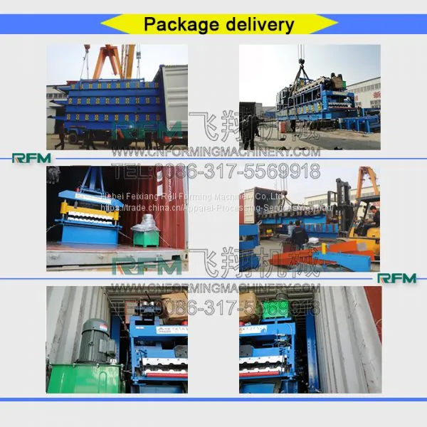Glazed Tile Double Deck Roll Forming Machine photo-3
