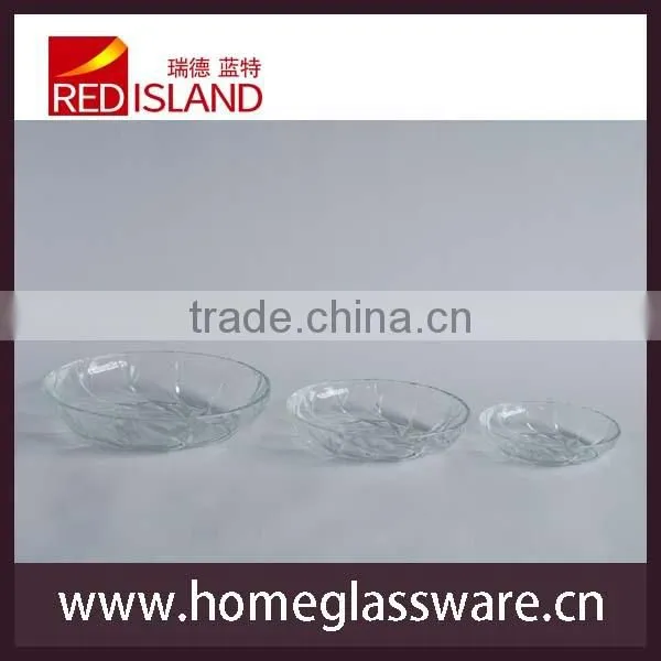 8 Inch Fresh Fruit Salad Glass Plate photo-4