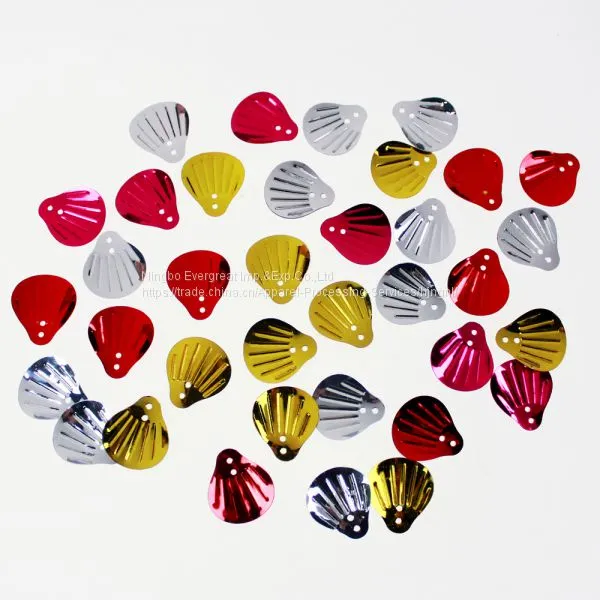 Colorful Shell Shape Sequin