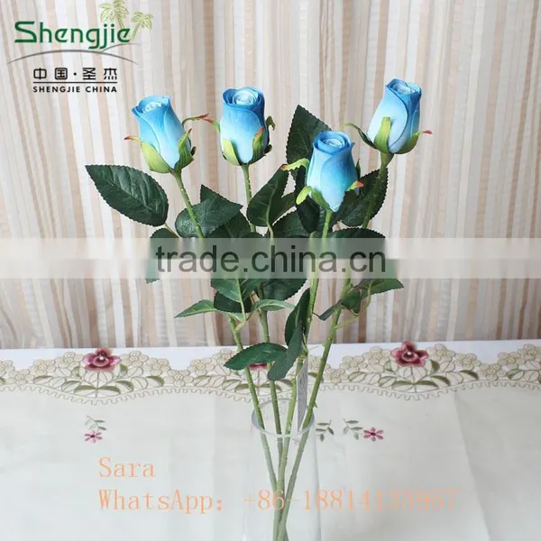 Decorative Artificial Single Rose for Wedding &table Centerpieces photo-6