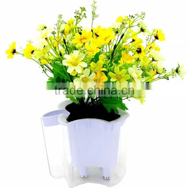Apple Self-watering Double Flower Pot Fish Tank photo-2