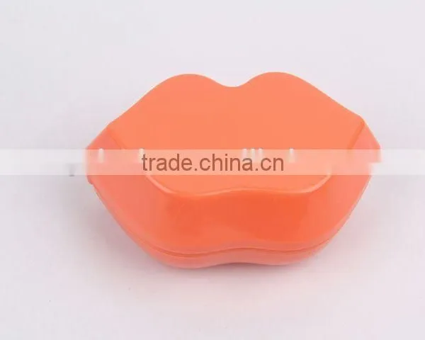 Lip Shaped Plastic Massage Comb With Mirror/hair Brush photo-5
