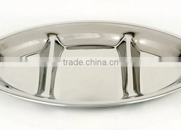Metal Oval Compartment