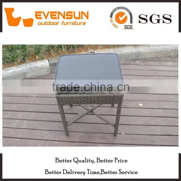 PE Rattan Stool Chair With Cushion In Unit For Sale photo-2