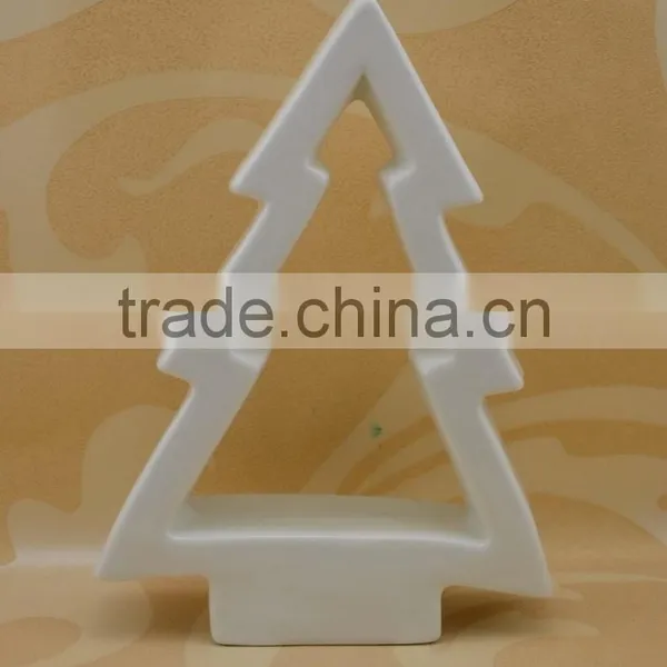 Hand Made Ceramic Tealight Candle Holder With Tree Shape photo-3
