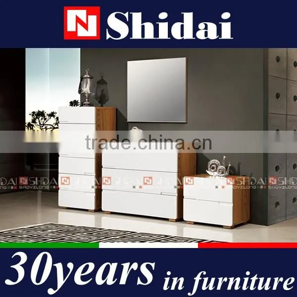 Double Bed Teak Wood Bedroom Set B-813 photo-2