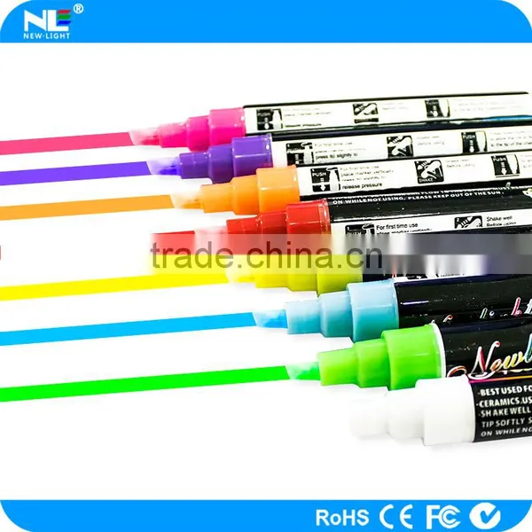 Highlighter Maker Fluorescent Pen With Chisel Nib Easy to Write and Wipe off Markers photo-5