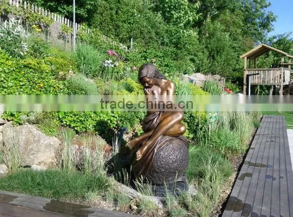 Bronze Foundry Metal Craft Folk Art Nude Woman Bronze Sculpture photo-4