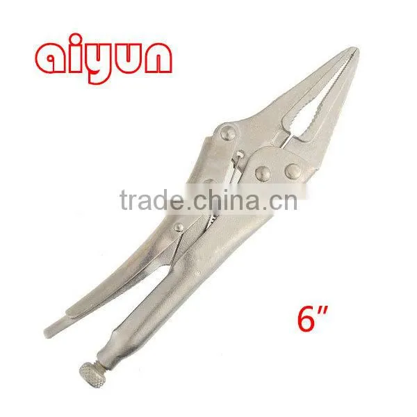 6" Long Nose Clamping Wrench Locking Plier Lock Pincher Vise Grip Pliers