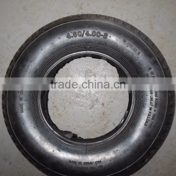 3.50-8/4.00-8 Tire and Tube for Tool Cart and Garden Trolley Use photo-2