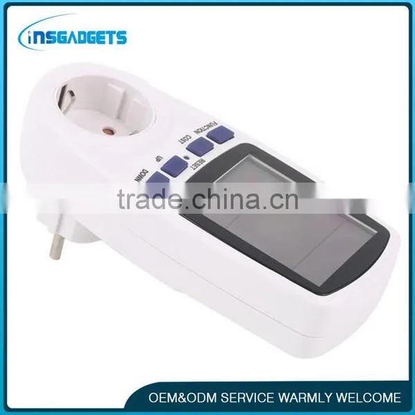 Plug Energy Power Meter Socket With Electricity Usage Monitors for US/EU/AU photo-2
