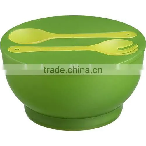 2016 Wholesale Plastic Salad Bowl With Lid and Severs Chill Bowl photo-3