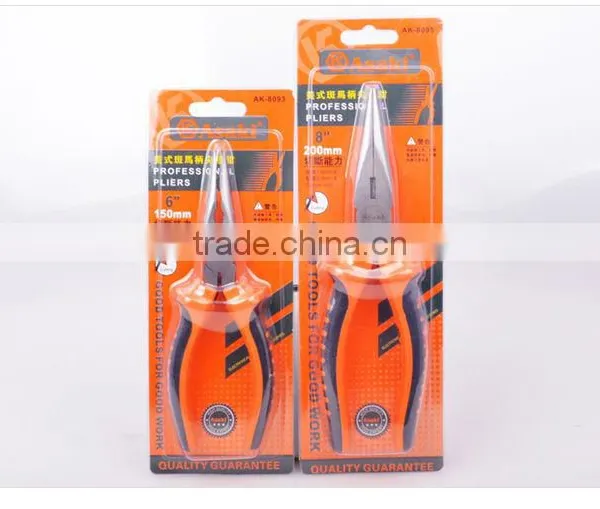 AK-8095 Competitive Price Carbon Steel Long Nose Pliers photo-3