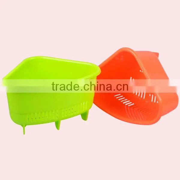 Food Grade Kitchenware Triangle Plastic Rice Colander photo-2