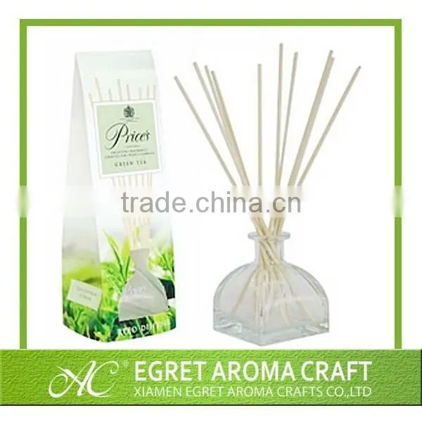 2015 Wholesales Aroma Liqudi Square Shaped With Sticks Reed Diffuser Glass Bottle photo-5