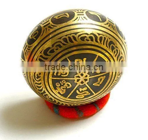 High Quality Om Mane Padhme Hun Meditation Tibetan Singing Bowl photo-3