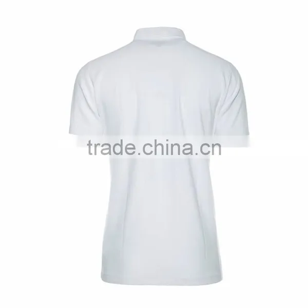 Wholesale Men's Sports Blank Plain White Polo T Shirt Golf Shirt photo-2