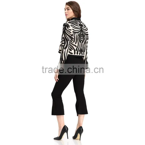 Domin Fashion Latest Beading Style Woman Jacket photo-6