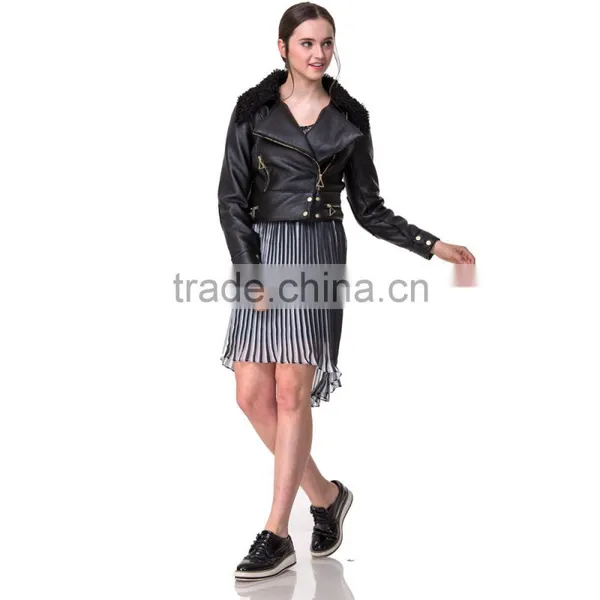 Guangzhou Domin Fashion Factory Directly Wholesale 2017 Ladies Winter Jacket photo-2