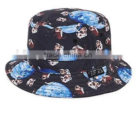 Custom Fashion Pineapple Print Sublimation Bucket Hat photo-2