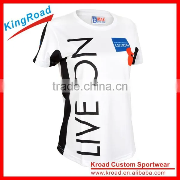 2016 Custom New Style Women's Loose Running Vest/shirt in Round/V Neck photo-2