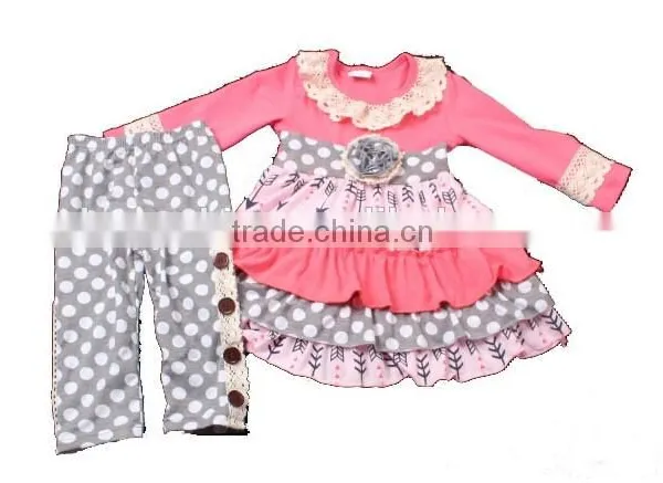 Easter Day Spring Ruffle Baby Girl Matching Stripe Red Lucky Cute Baby Girl Remake Cotton Vintage Remake Outfit photo-5